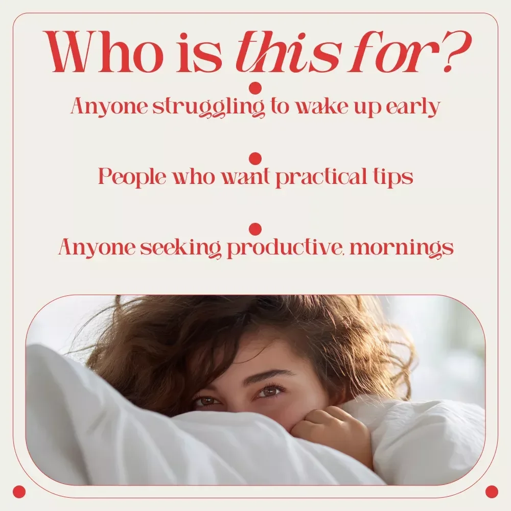 Your Early Riser’s Power Checklist: 8 Steps to Wake Up Motivated & Shine Bright – How to Motivate Yourself to Wake Up Early