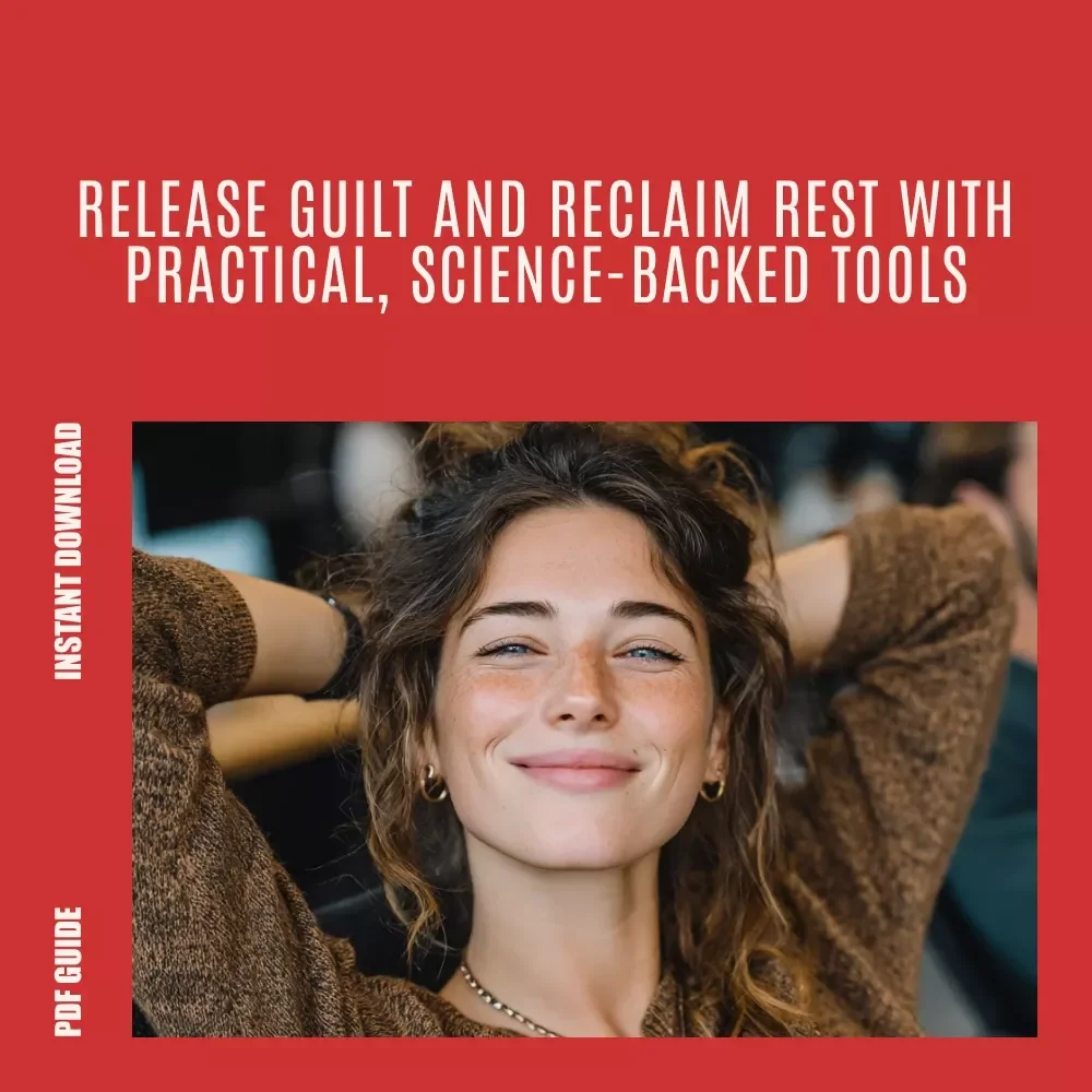 Permission to Pause: Letting Go of Guilt Around Rest | Gentle Self-Care Guide for Learning how to stop feeling guilty for resting