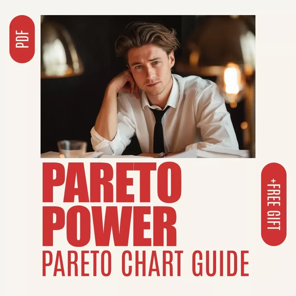 Pareto Power: Unlocking the 80/20 Secret with Charts | Practical Pareto Chart Guide, Ebook for Business, Productivity & Data-Driven Decisions
