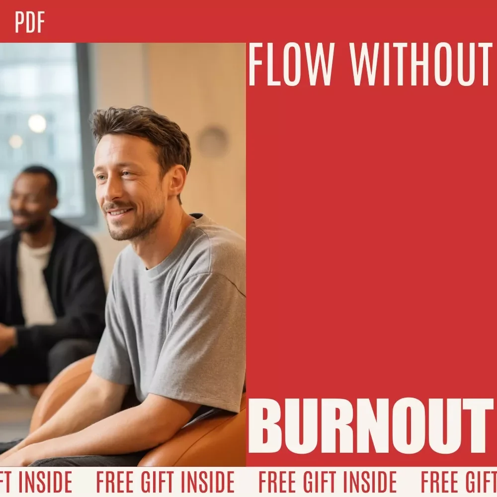Flow Without Burnout: Finding Your Healthy Productivity Zone – Productivity Guide for Sustainable Focus, Balance & how to find your “healthy productivity zone”