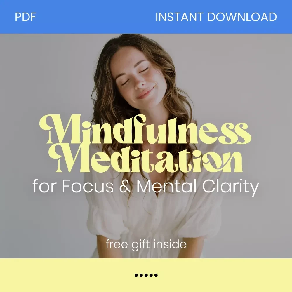 Focus in the Now: Mindfulness Meditation for a Sharper Mind | Practical Guide to Mindfulness Meditation for Focus & Mental Clarity