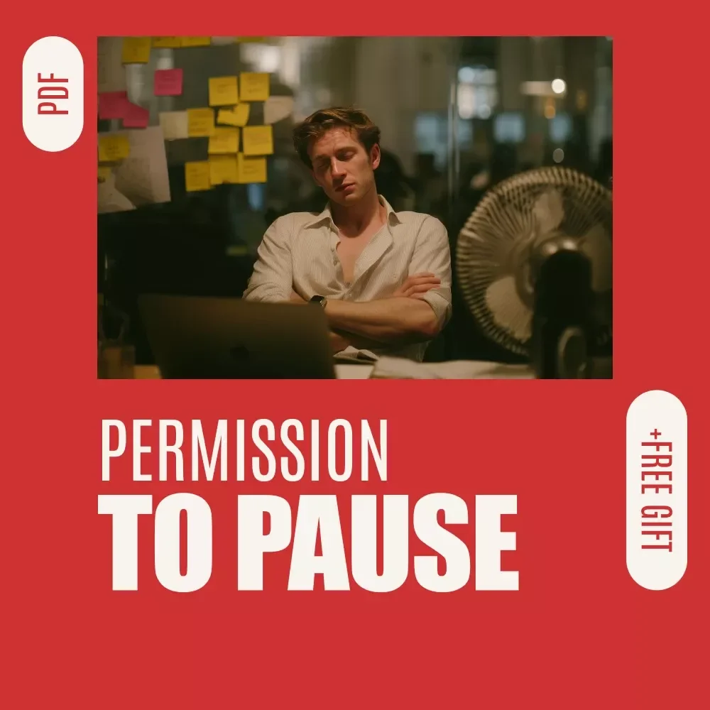 Permission to Pause: Letting Go of Guilt Around Rest | Gentle Self-Care Guide for Learning how to stop feeling guilty for resting
