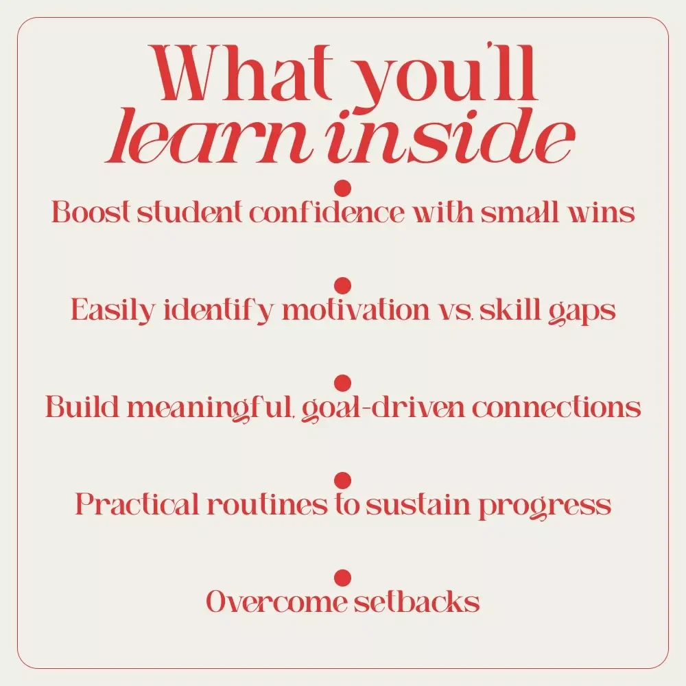 From Stuck to Sparked: The Simple Guide to Motivating Struggling Students - eBook Download for Teachers, Parents & Educators