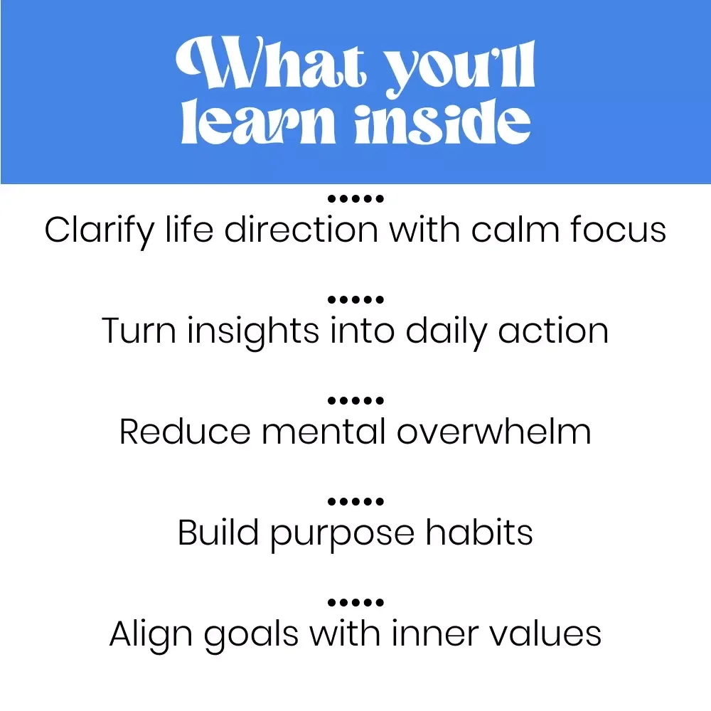 Clear Path: Guided Meditations to Discover Your Life’s Purpose – Purpose Clarity Meditation Guide, Mindfulness & Visualization Exercises, Digital Download