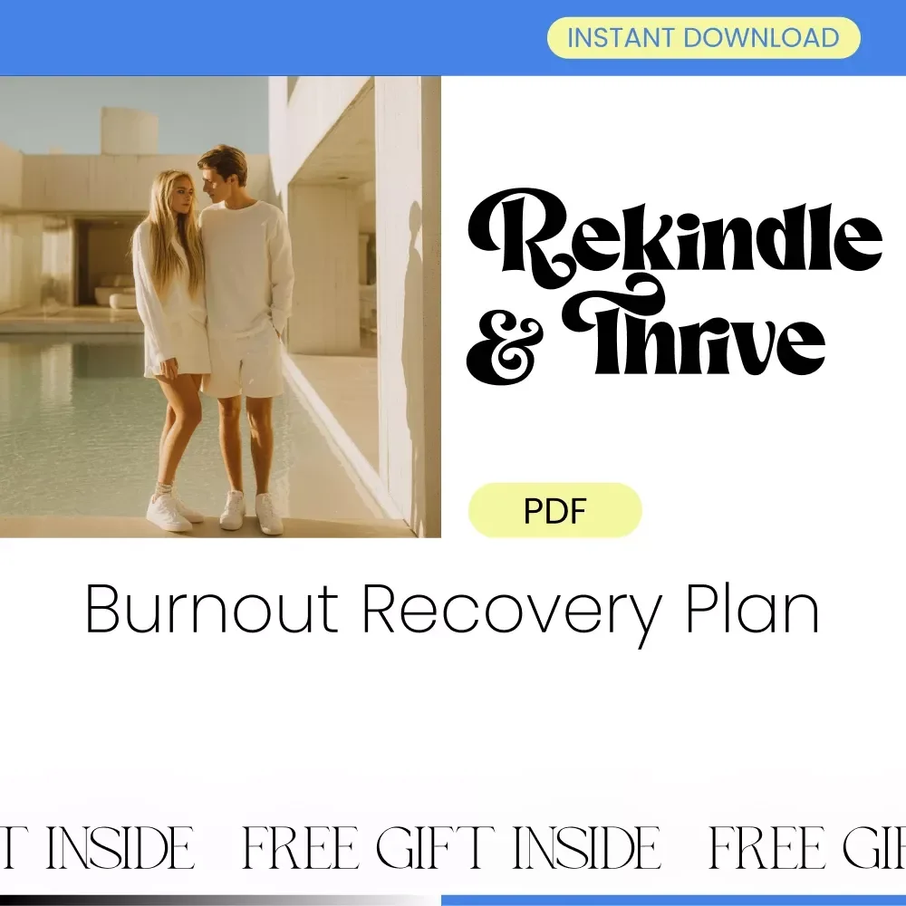 Checklist: Rekindle & Thrive — Your Relationship Burnout Recovery Plan | Relationship Burnout Checklist for Couples, Emotional Reconnection & Communication Reset