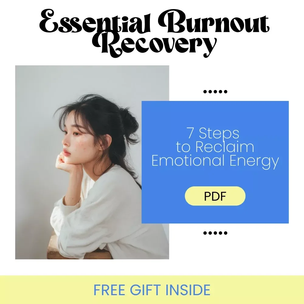 Your Essential Burnout Recovery Checklist: 7 Steps to Reclaim Emotional Energy | Printable Self-Care & Emotional Burnout Syndrome Reset Guide