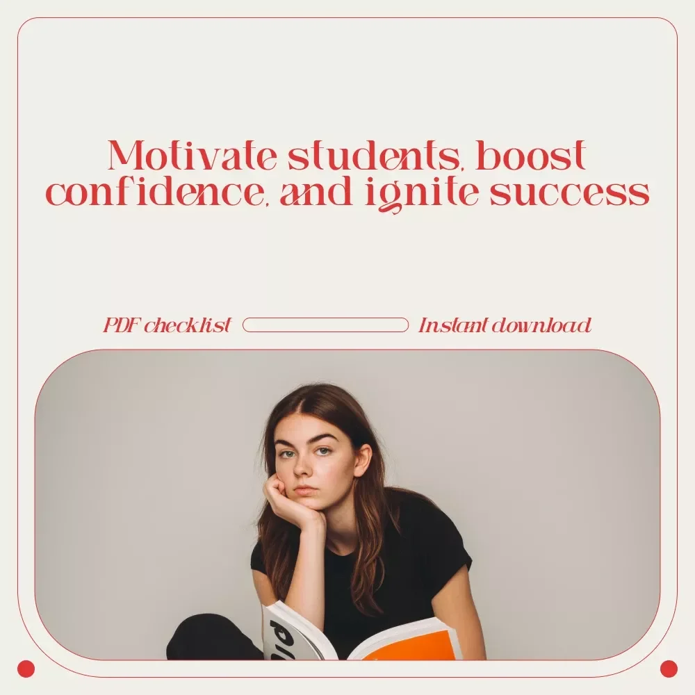 Spark & Soar: The Ultimate Student Motivation Checklist