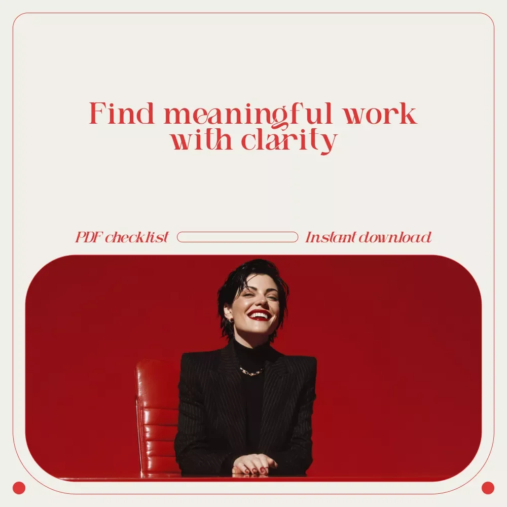 The Purpose-Powered Career Checklist | Find Meaningful Work & Learn How to Find a Job That Matches Your Purpose