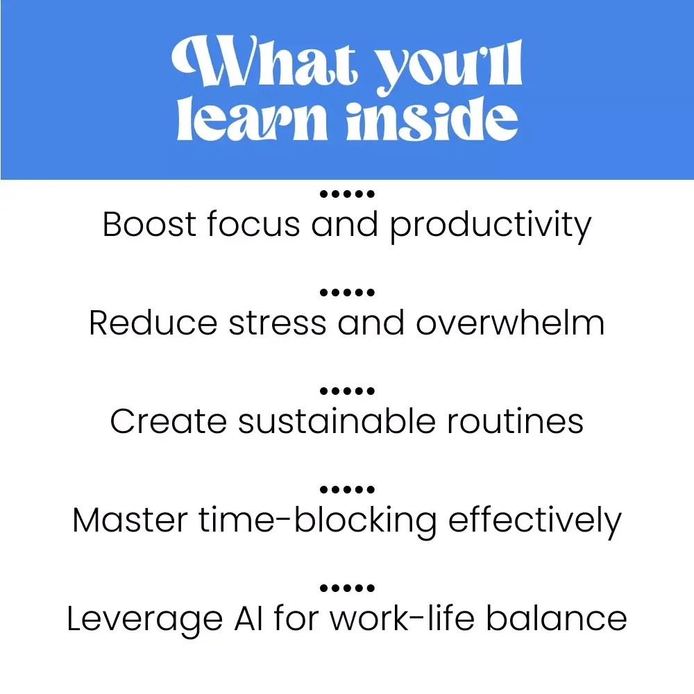 One Thing at a Time: The Simple Path to Calmer, Better Days - A Guide to Focus, Stress Relief, and Productivity