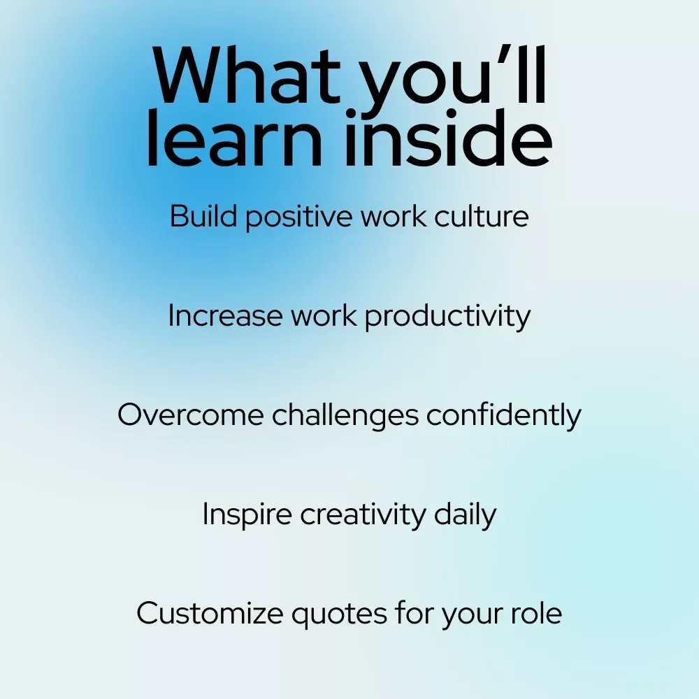 Bright Minds at Work: Inspiring Positive Thinking Quotes to Boost Your Career - eBook