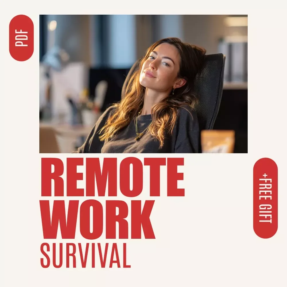 Remote Work Survival Checklist: Stay Energized, Focused & Burnout-Free – Ultimate Guide to Avoid Remote Work Burnout, Boost Productivity, and Maintain Work-Life Balance | Digital Download