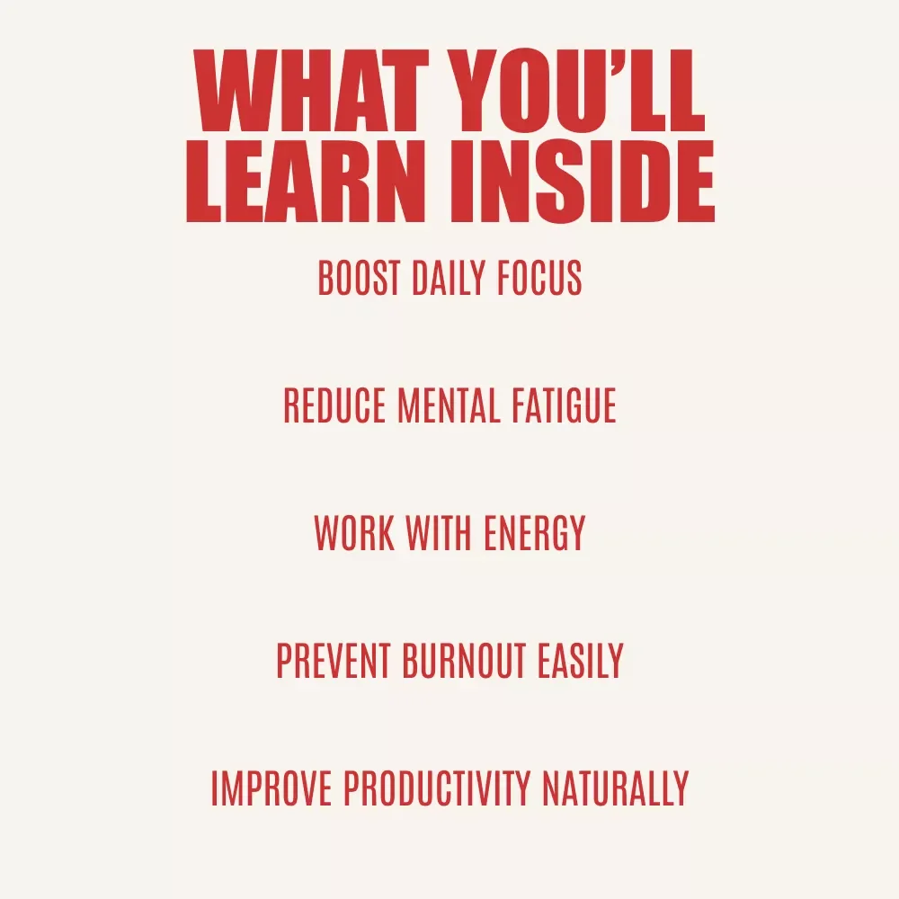 The Power of the Pause: How to Plan Micro-Breaks for Maximum Focus | Productivity eBook for Energy, Focus, and Smarter Workdays