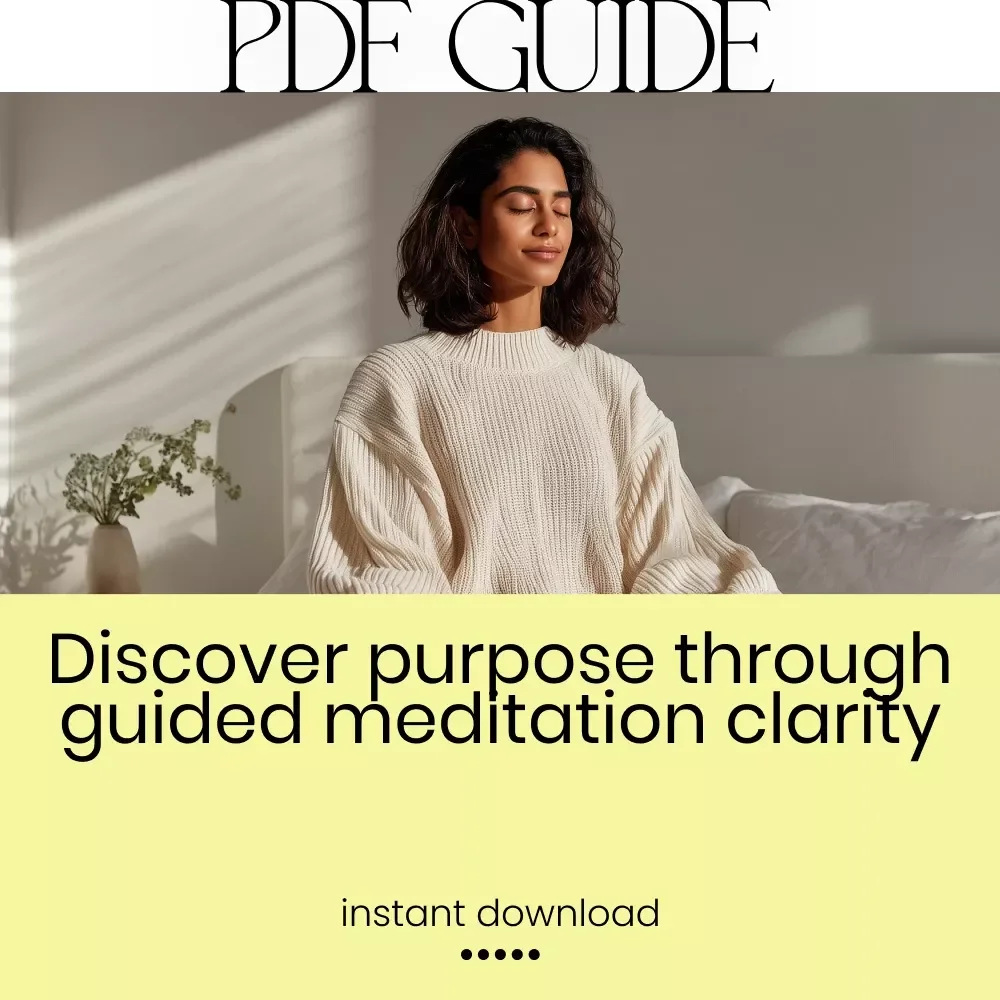 Clear Path: Guided Meditations to Discover Your Life’s Purpose – Purpose Clarity Meditation Guide, Mindfulness & Visualization Exercises, Digital Download