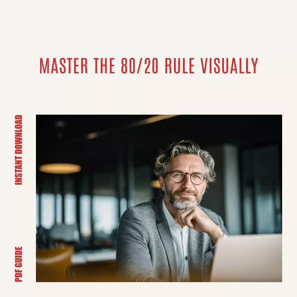 Pareto Power: Unlocking the 80/20 Secret with Charts | Practical Pareto Chart Guide, Ebook for Business, Productivity & Data-Driven Decisions