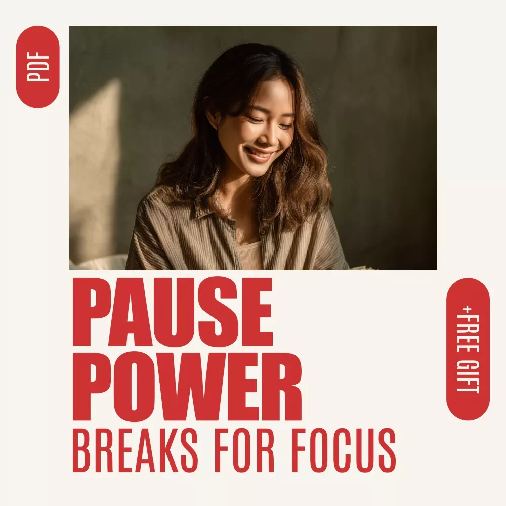 The Power of the Pause: How to Plan Micro-Breaks for Maximum Focus | Productivity eBook for Energy, Focus, and Smarter Workdays