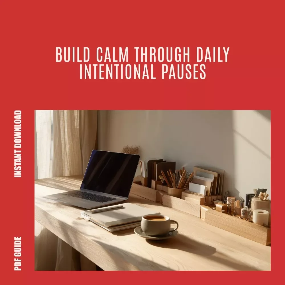The Power of Pause: Your Daily “Do Nothing” Time Guide | Mindful Productivity Reset, Simple Rituals to Slow Down, Focus & Create Space