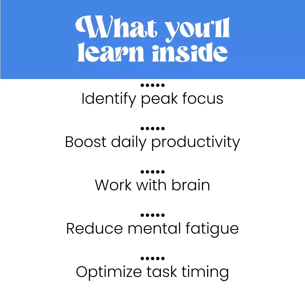 Mind’s Golden Hour: Unlocking Your Peak Mental Time – A Practical Guide on How to Find Your Peak Mental Hours for Focus, Productivity, and Smarter Work
