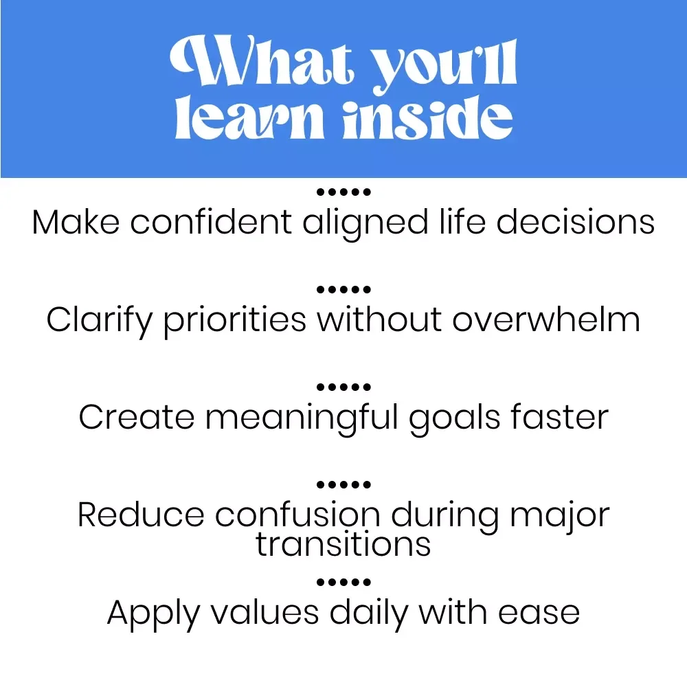 Your Compass Within: A Step-by-Step Guide to Discovering Your Core Values | Step-by-Step Guide to Identifying Your Core Values for Clarity, Purpose & Aligned Decisions