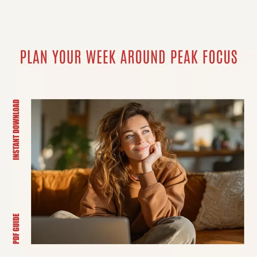 Master Your Week: Unlocking Peak Mental Windows for Smarter Planning | Weekly Planning Guide to Learn How to Plan Your Week Using Peak Mental Windows