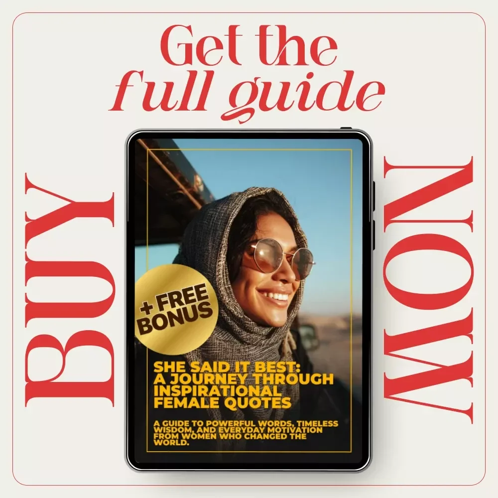 She Said It Best: A Journey Through Inspirational Female Quotes eBook - Daily Motivation & Empowerment for Women