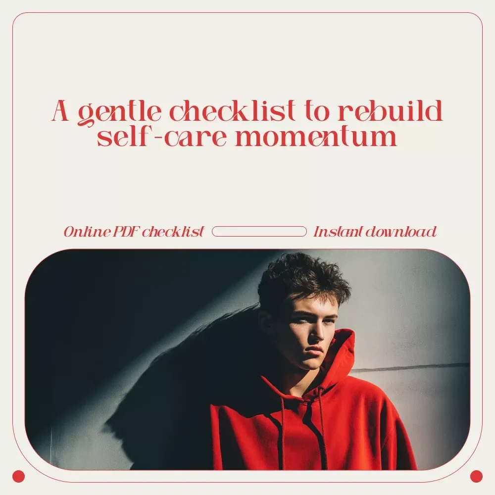 The “Fuel Your Fire” Self-Motivation Checklist | Easy Daily Self-Care Reset | how to motivate yourself to take care of yourself
