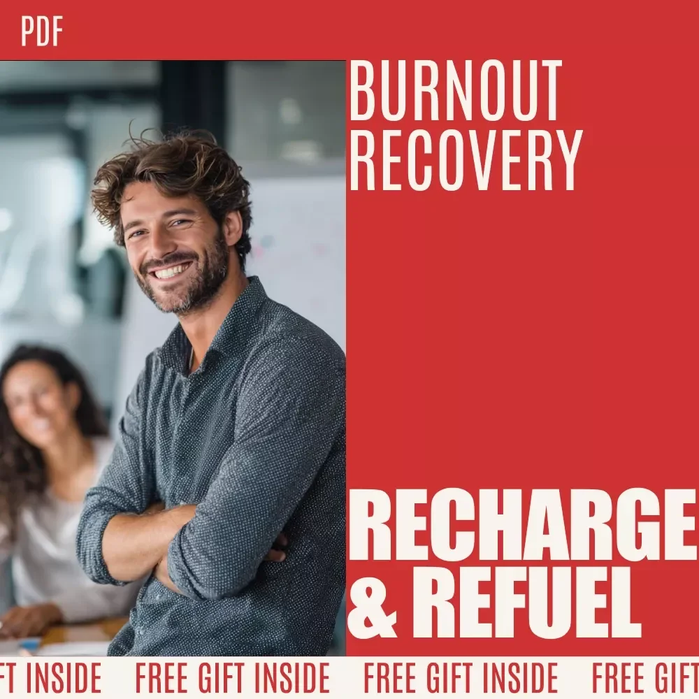 Recharge & Refuel: Burnout Recovery Action Checklist | Burnout Recovery Meal & Sleep Plan | Simple Daily Reset Checklist for Energy, Focus & Balance