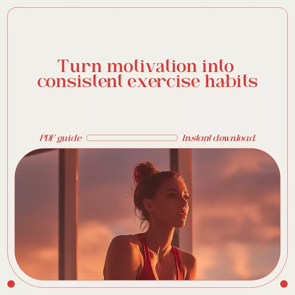 Your Ultimate Motivation-to-Move Checklist: From Spark to Sweat | How Do I Motivate Myself to Exercise | Printable Fitness Motivation Checklist