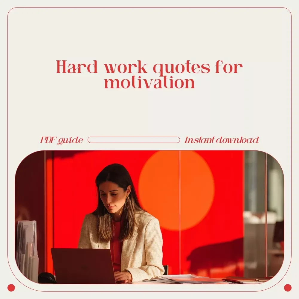 Fuel for the Grind: Inspiring Hard Work Quotes to Power Your Journey | Motivational eBook for Success, Discipline & Daily Drive