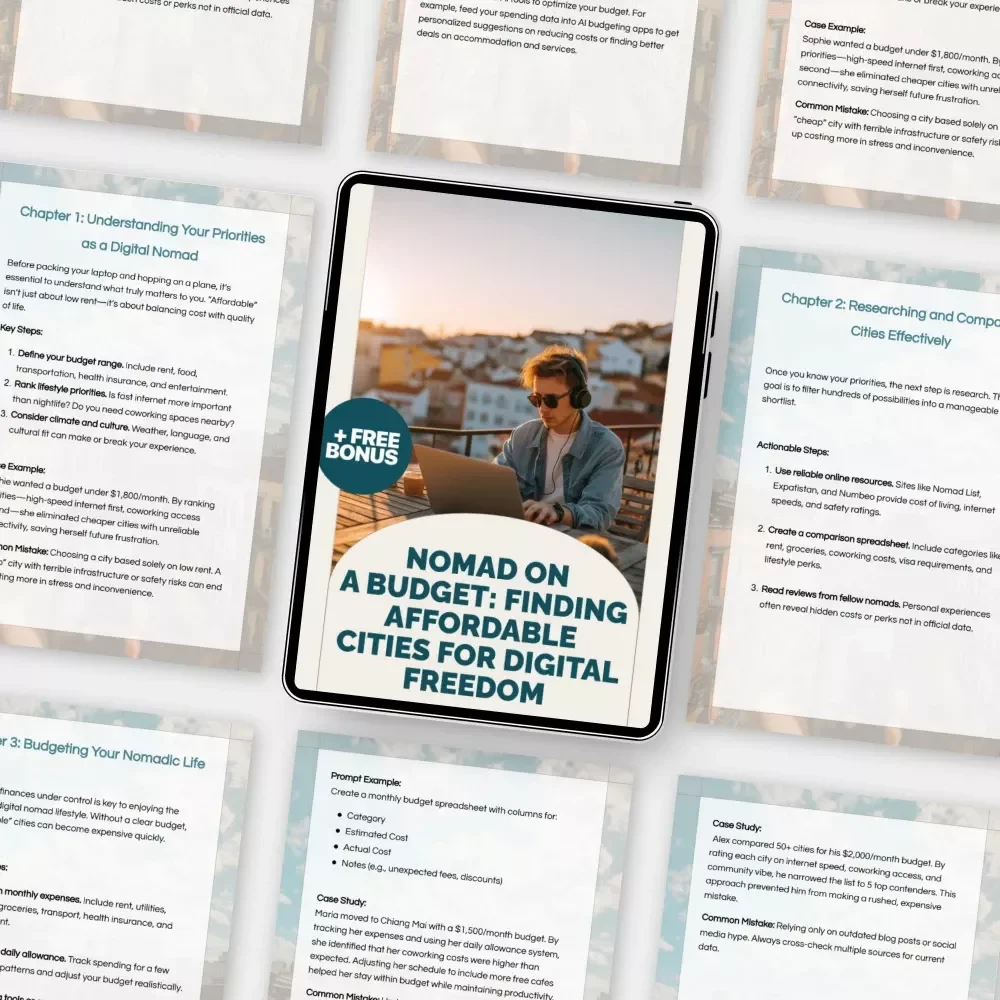 Nomad on a Budget: Finding Affordable Cities for Digital Freedom – Digital Nomad Guide | How to Find Affordable Cities for Digital Nomads | Budget Travel Guide for Remote Workers