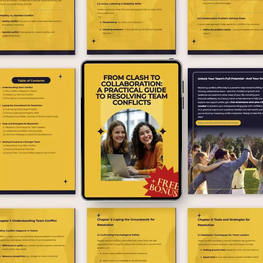 From Clash to Collaboration: A Practical Guide to Resolving Team Conflicts | How to Resolve Conflicts in a Team for Leaders & Teams