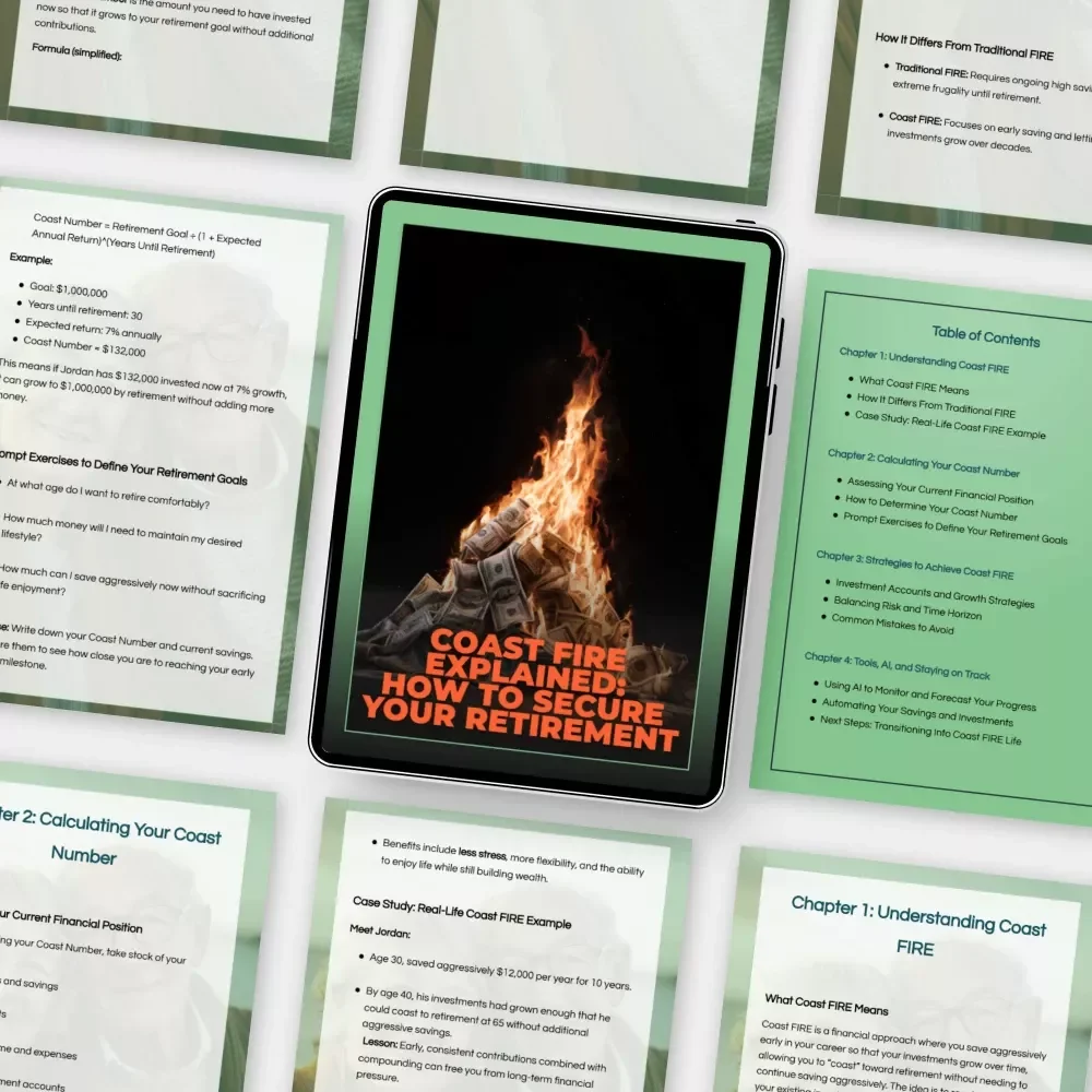 Coast FIRE Explained: How to Secure Your Retirement Guide | Digital Download