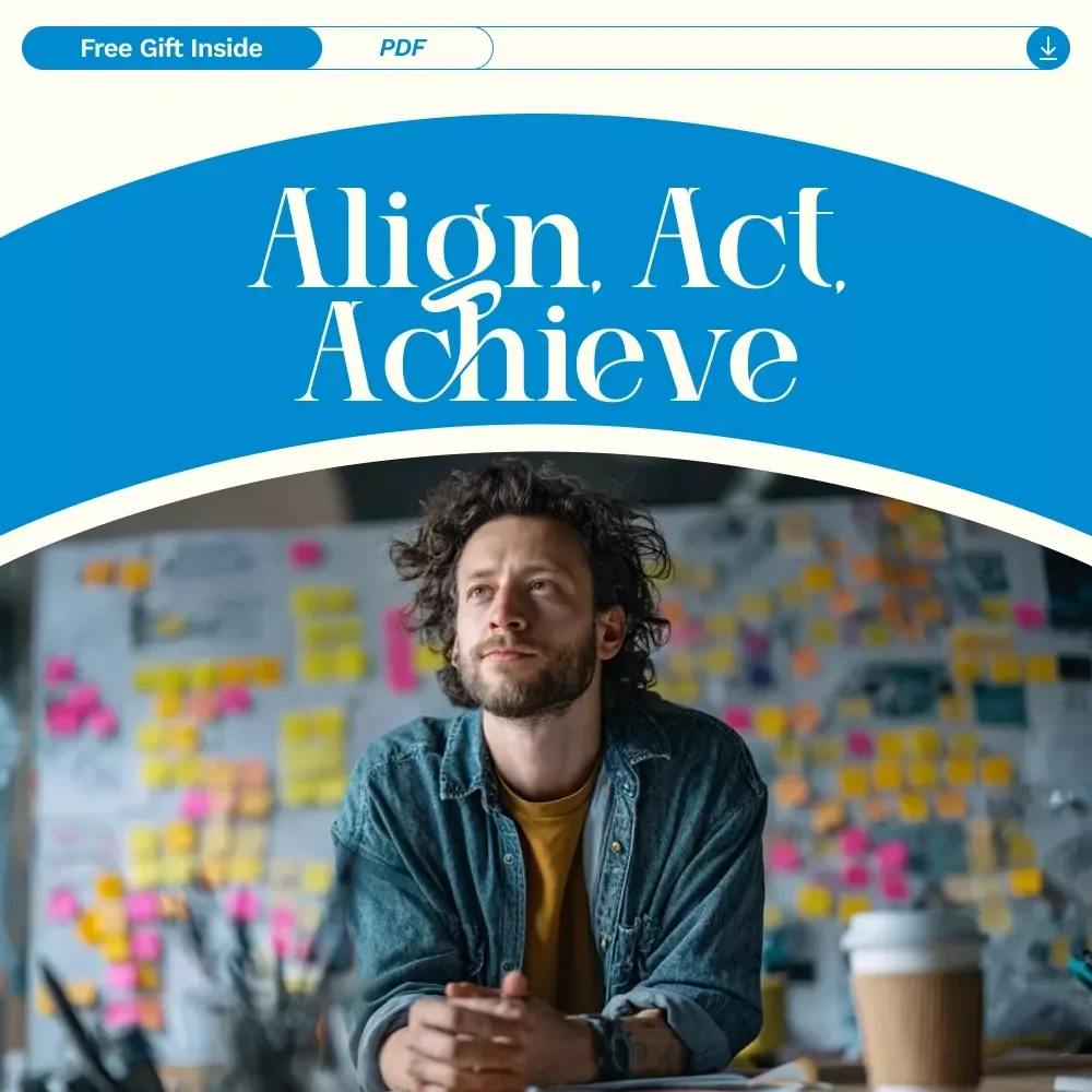 Your Purpose-Driven Success Checklist: Align, Act, Achieve | Purpose Alignment vs. Goal Setting Clarity Tool for Focused Goals & Meaningful Action