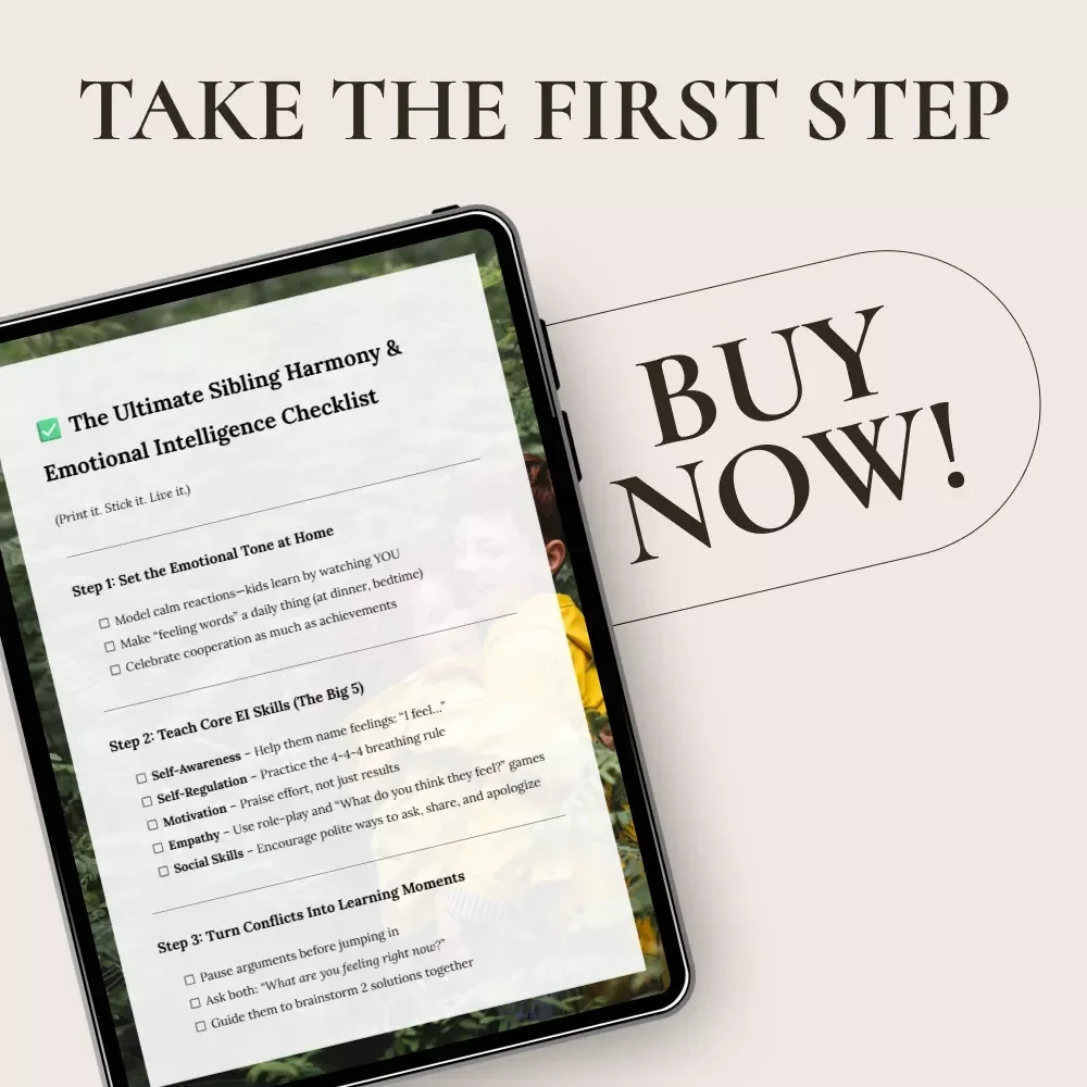 The Ultimate Sibling Harmony & Emotional Intelligence Checklist - Foster Family Unity and Growth
