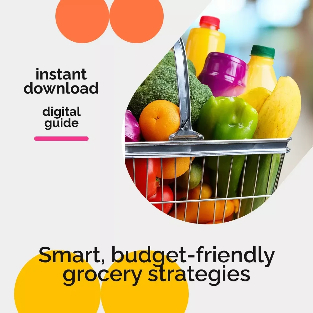 A Simple Guide to Doing Groceries on a Budget – Printable Budget Grocery Guide, Meal Planning Tips, how to do groceries on a budget