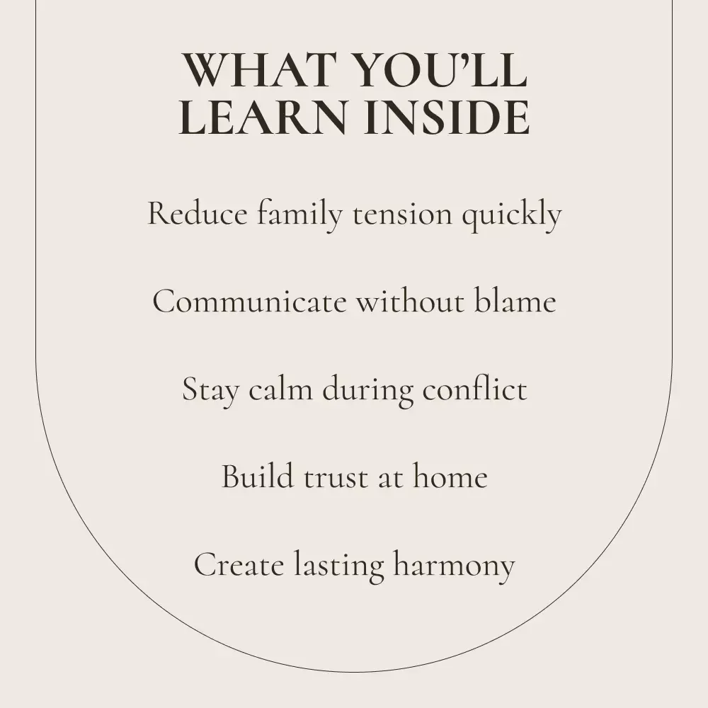 Peace at Home: Simple Strategies to Resolve Family Conflicts with Care – Practical Guide to Conflict Resolution Strategies in Family Dynamics, Calm Communication & Healthy Relationships