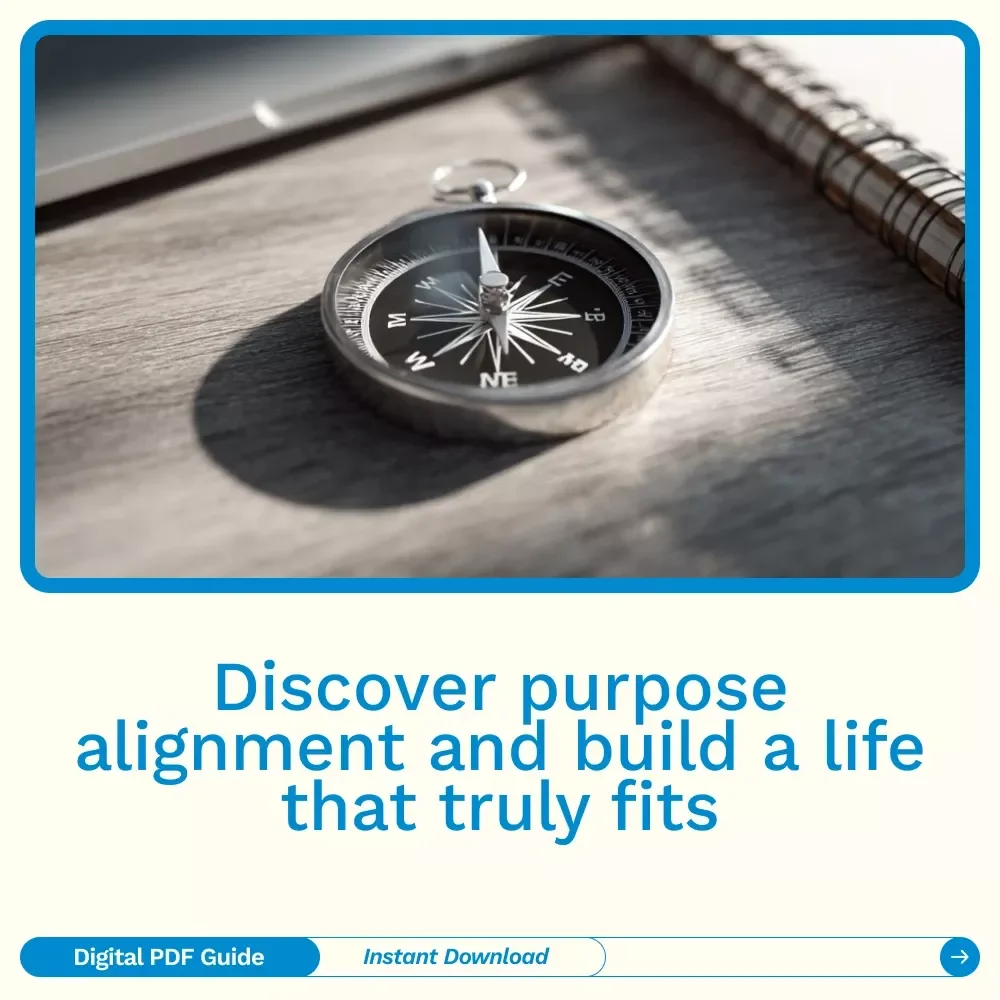 Aligned & Unstoppable: Your Guide to Purpose-Driven Living | Purpose Alignment Ebook for Clarity, Goals & Intentional Life Design