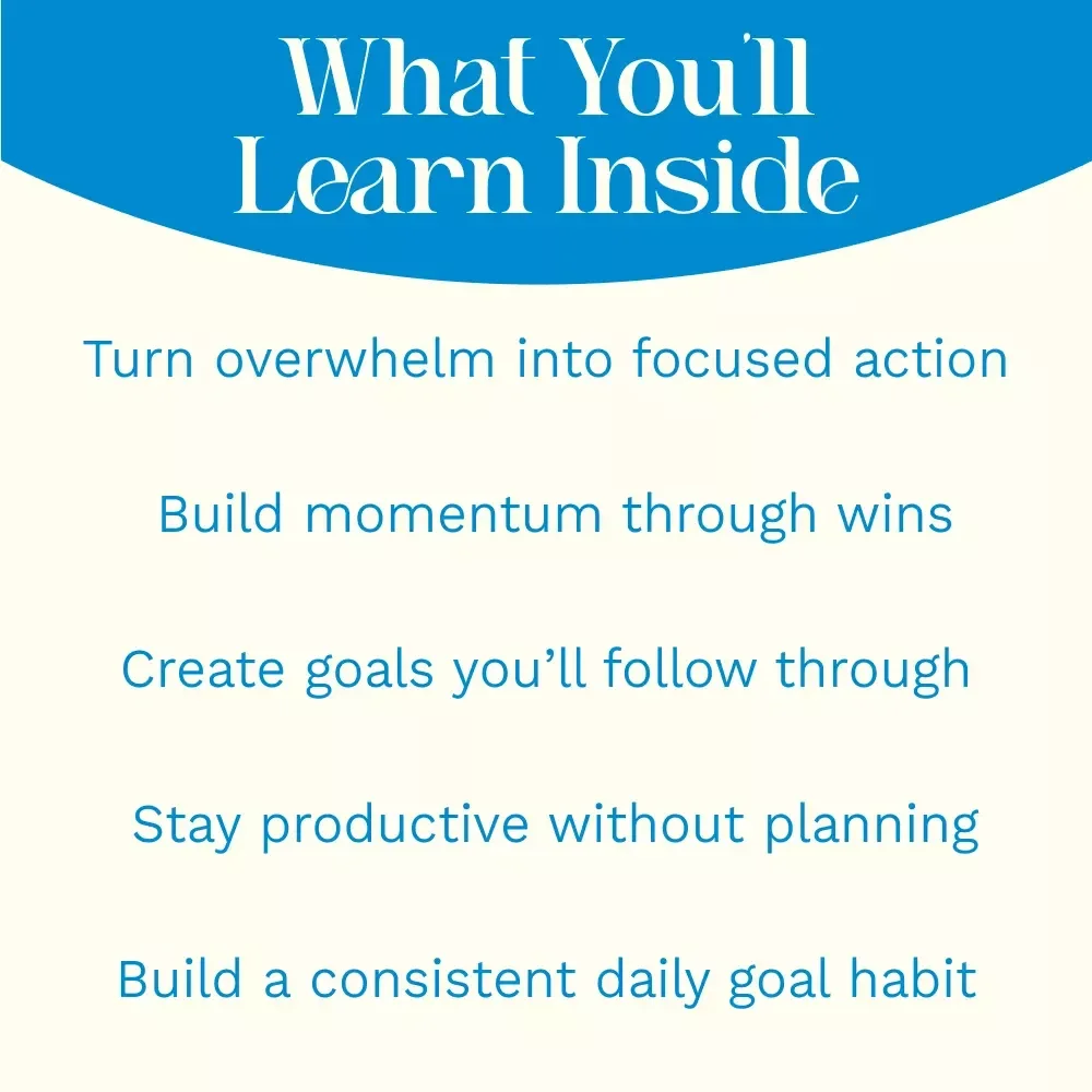 Daily Wins: Master Your Day with Simple Goal-Setting | How to Set Daily Goals for Yourself | Productivity & Habit-Building Digital Guide