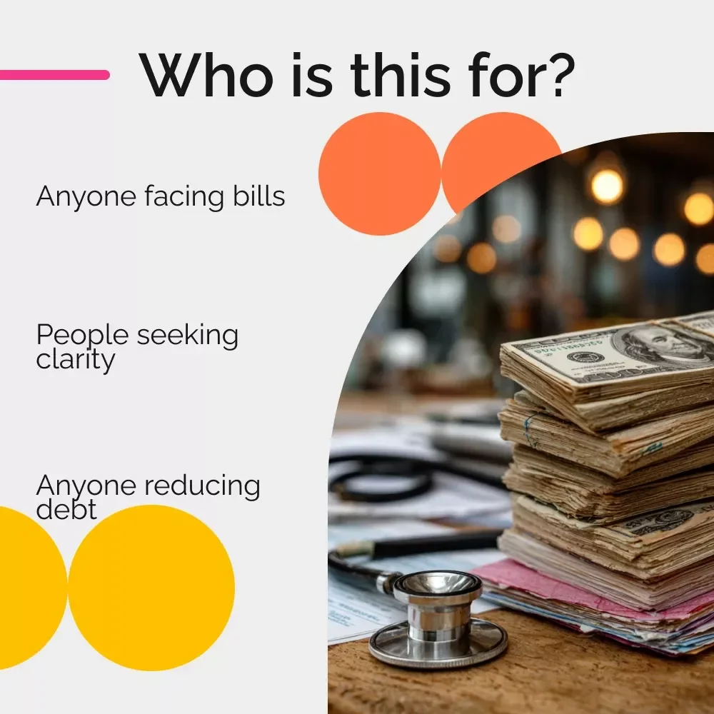 A Step-by-Step Guide to Eliminating Hospital Bills Stress-Free | Digital Guide for How to Get Rid of Hospital Bills | Hospital Bill Negotiation & Savings Printable