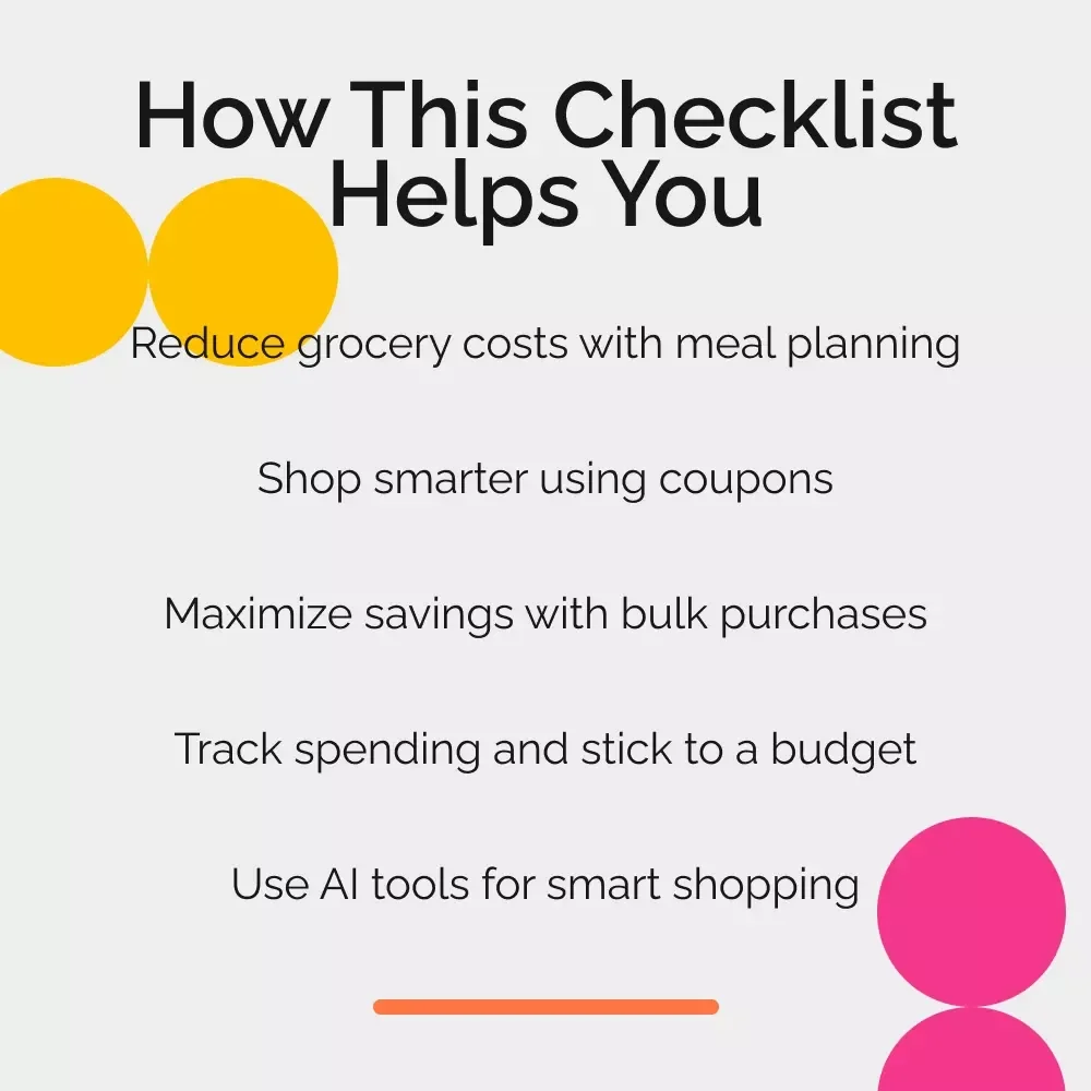 Grocery Savings Action Plan - Save Big with Smart Shopping, Meal Planning, and Coupons