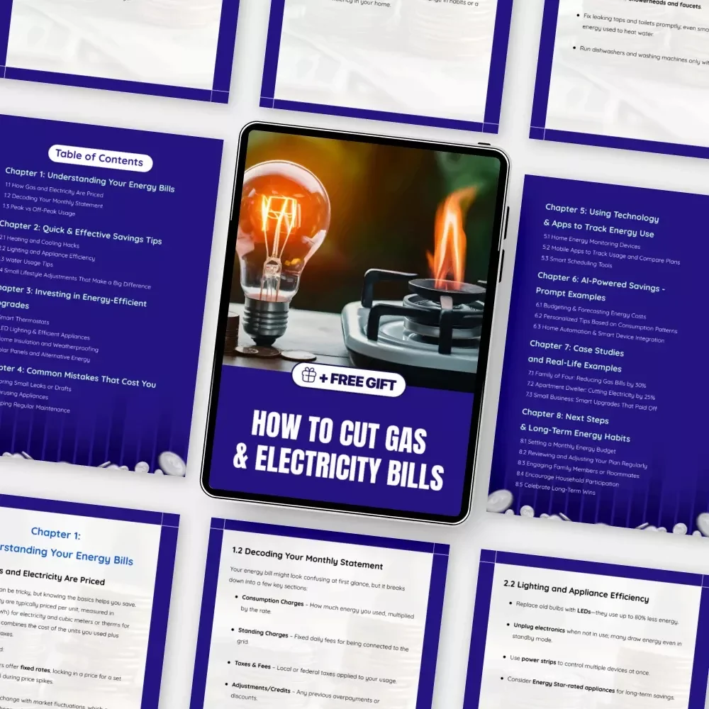 How to Cut Gas & Electricity Bills: Expert Tips to Save Money on Energy Costs eBook