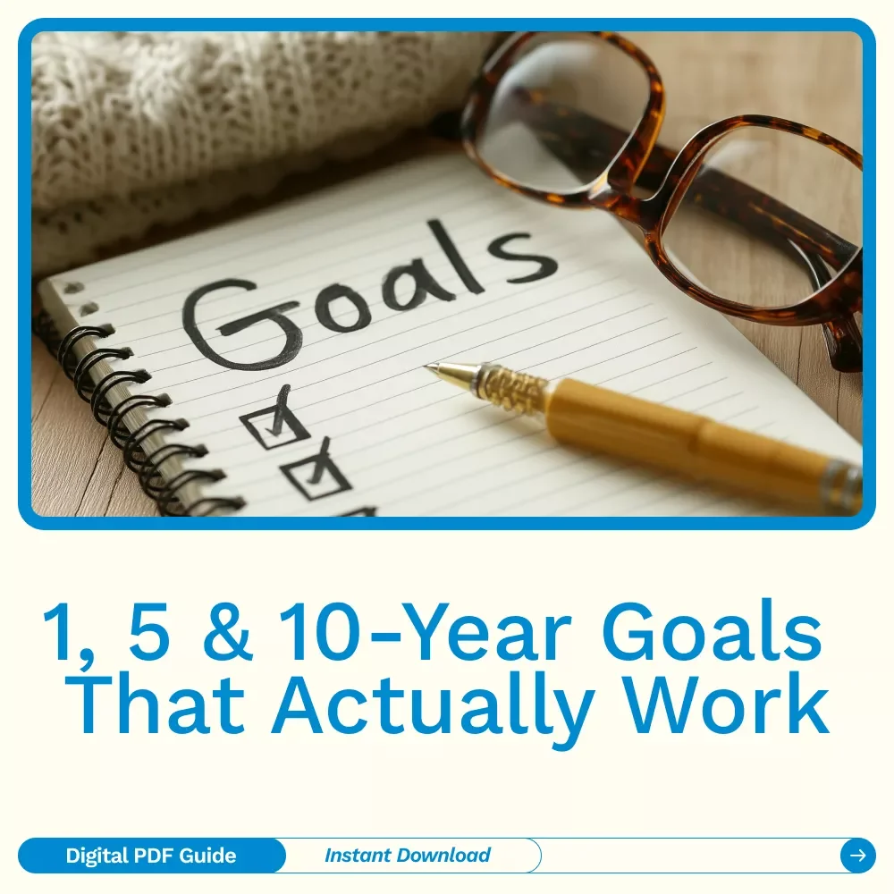 From Vision to Victory: 1, 5 & 10-Year Goals That Actually Work – Long-Term Planning Guide with 1 year 5 year 10 year goals examples