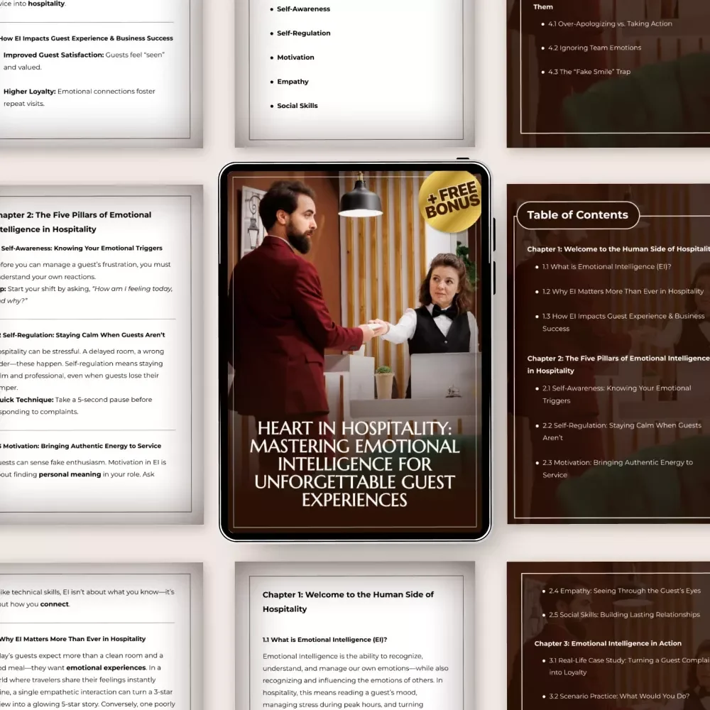 Heart in Hospitality: Mastering Emotional Intelligence for Unforgettable Guest Experiences