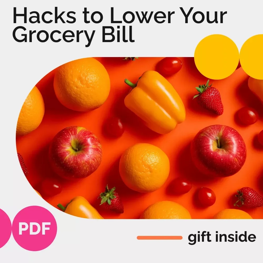 Hacks to Lower Your Grocery Bill – Printable Checklist Guide | Smart Budget Grocery Shopping Planner | Money-Saving Hacks to Lower Grocery Bill Digital Download