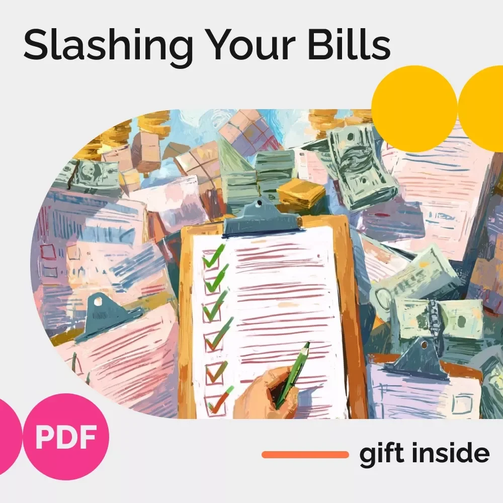 Quick Wins Checklist for Slashing Your Bills – Printable Money Saving Planner | Best Way to Save Money on Bills | Budgeting & Expense Tracker Digital Download