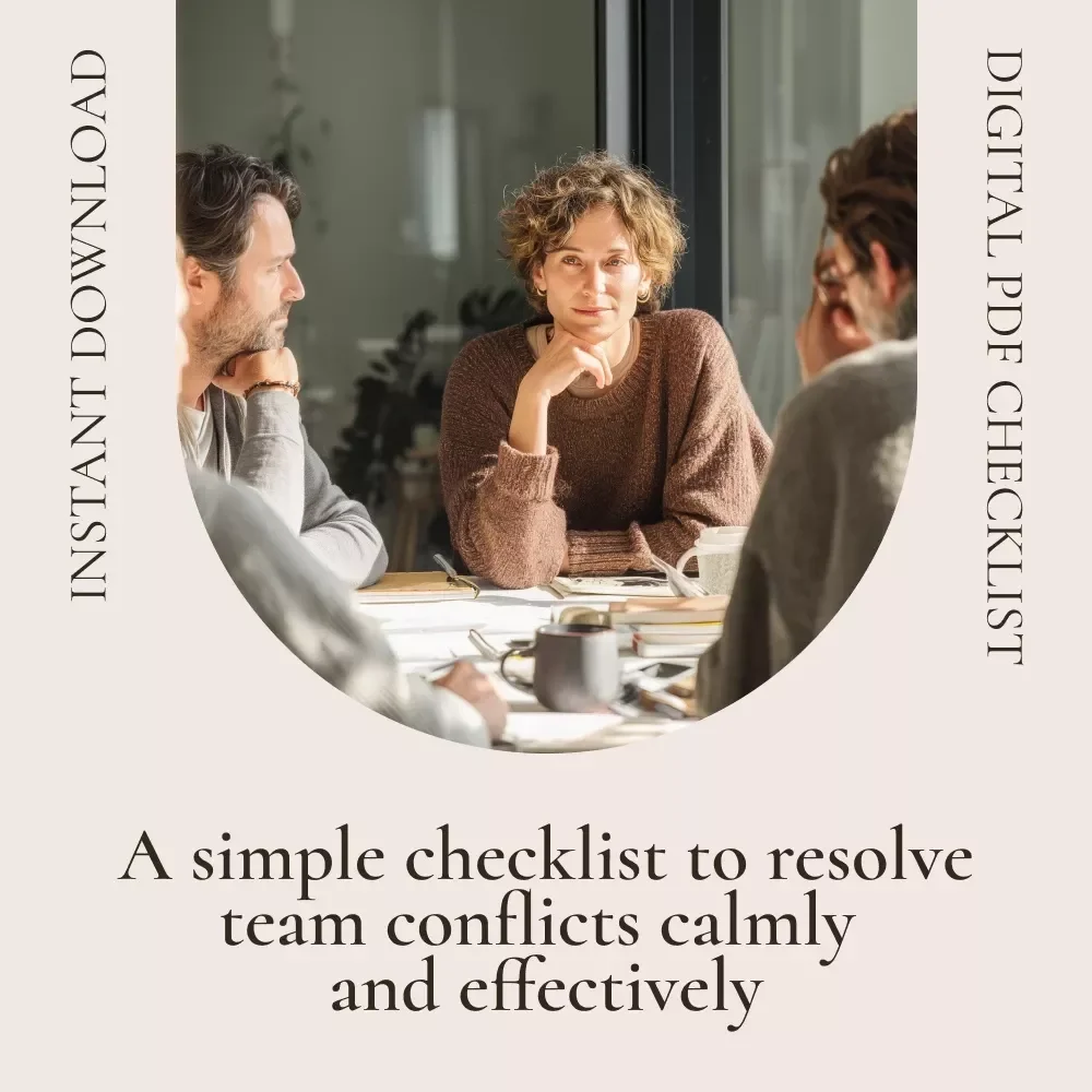 Team Harmony Toolkit: Your Go-To Conflict Resolution Checklist | How to Resolve Conflicts in a Team for Leaders & Workplaces