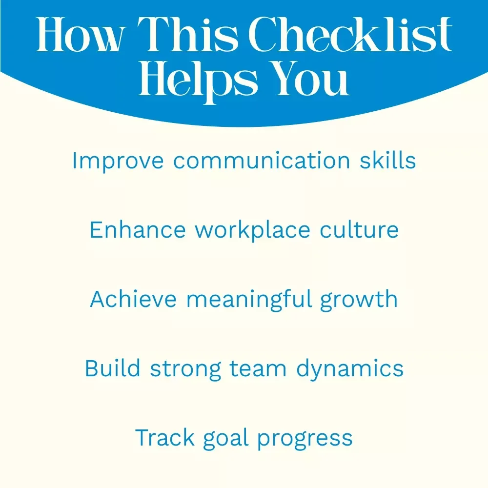 The Ultimate Behavioral Goals Checklist for Employee Success: Set, Track, and Achieve Meaningful Employee Goals