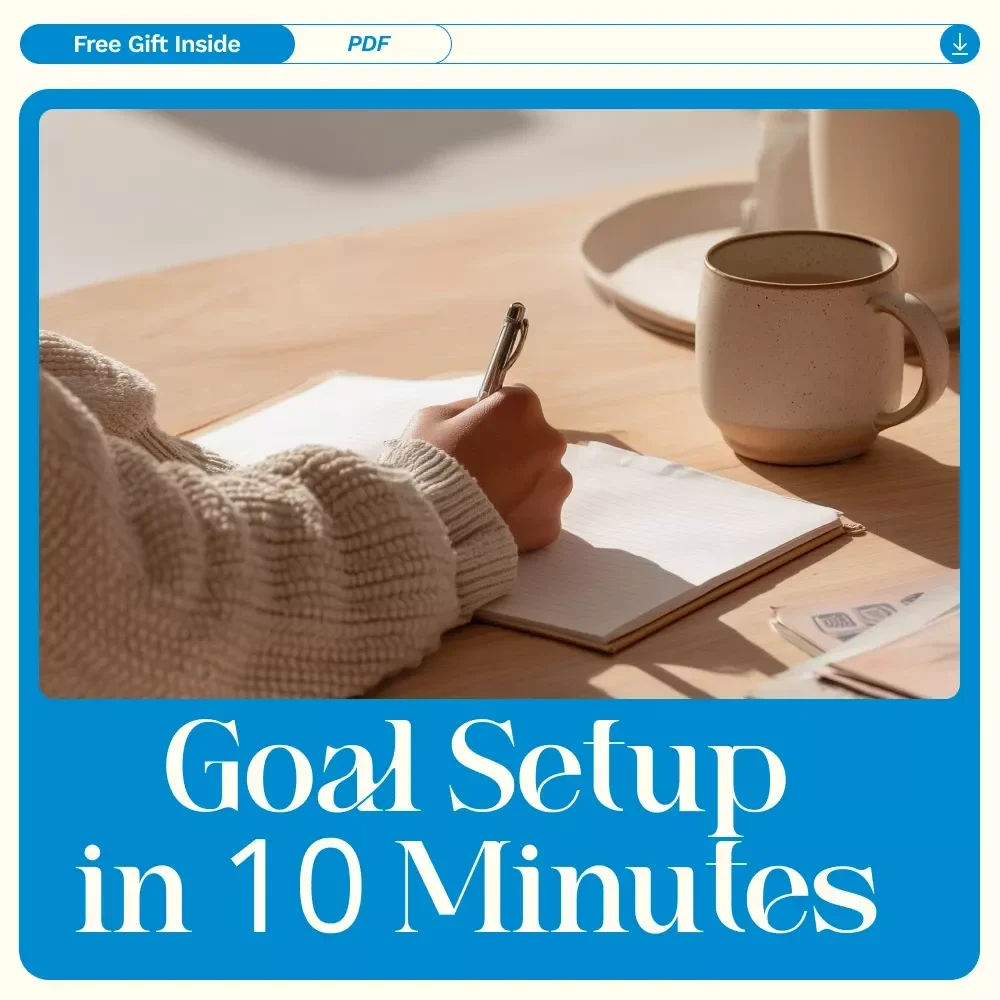 Goal Setup in 10 Minutes: Fast-Track Plan to Success - Digital Download eBook, Guide, and Checklist