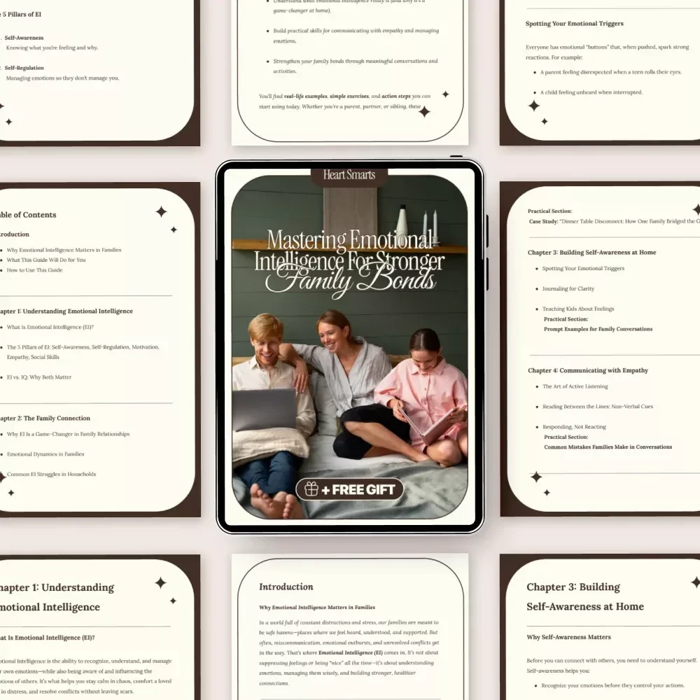 Heart Smarts: Mastering Emotional Intelligence for Stronger Family Bonds – Emotional Intelligence Family Relationships Guide eBook