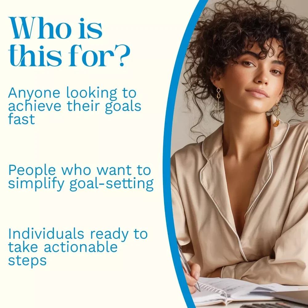 Goal Setup in 10 Minutes: Fast-Track Plan to Success - Digital Download eBook, Guide, and Checklist