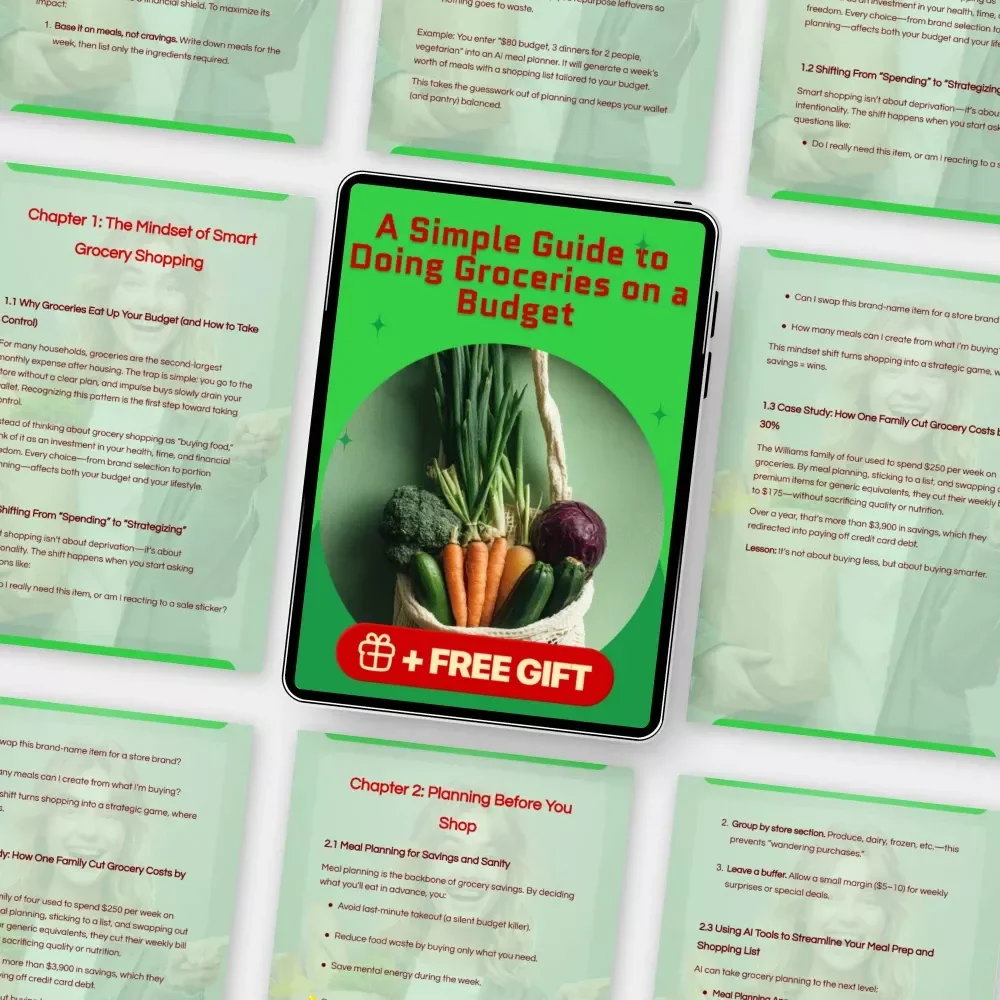 A Simple Guide to Doing Groceries on a Budget – Printable Budget Grocery Guide, Meal Planning Tips, how to do groceries on a budget